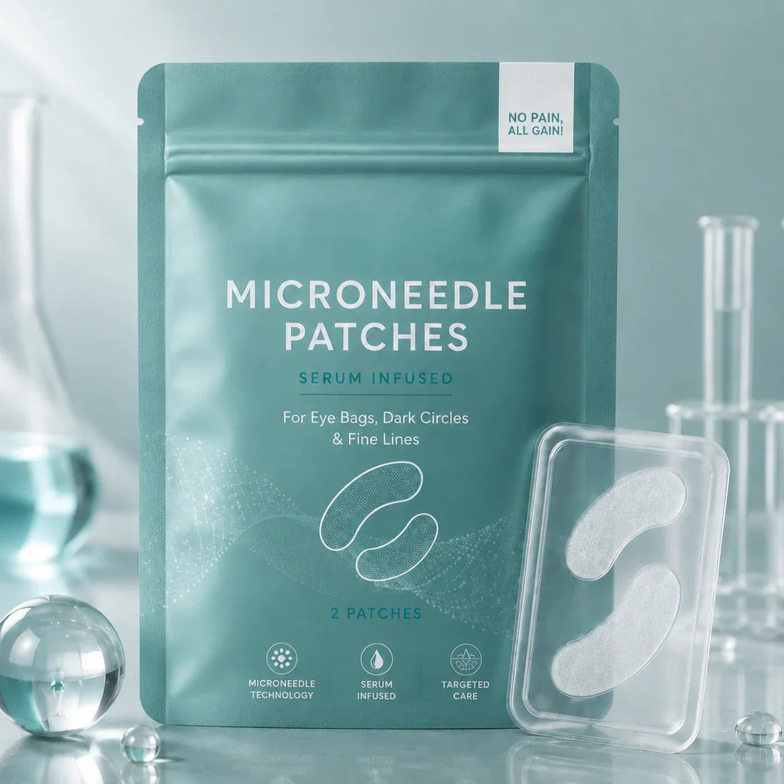 Epidova | Dissolving Microneedle Eye Patches